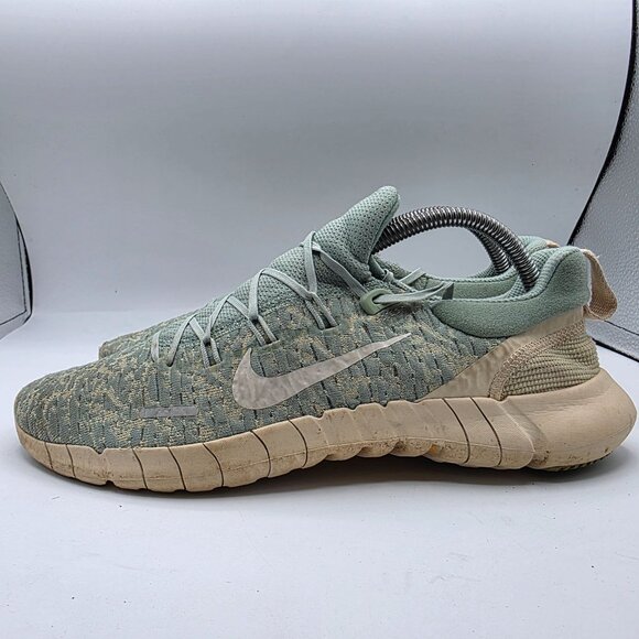 Nike Free Run 5.0 Stream Olive Aura Mens Size 9 Athletic Shoes Running Walking - Picture 13 of 13